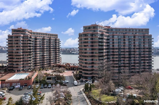 view of property featuring a water view