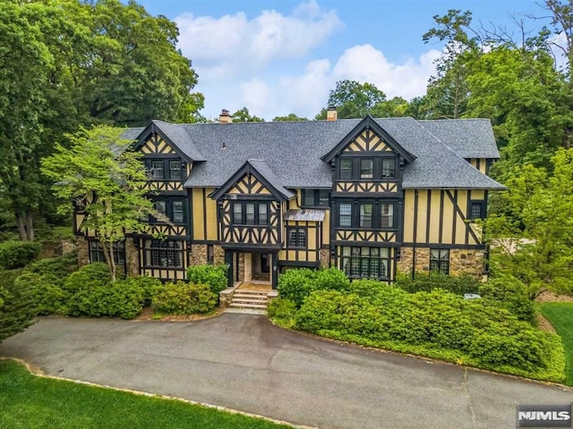 view of english style home