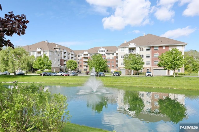 view of water feature