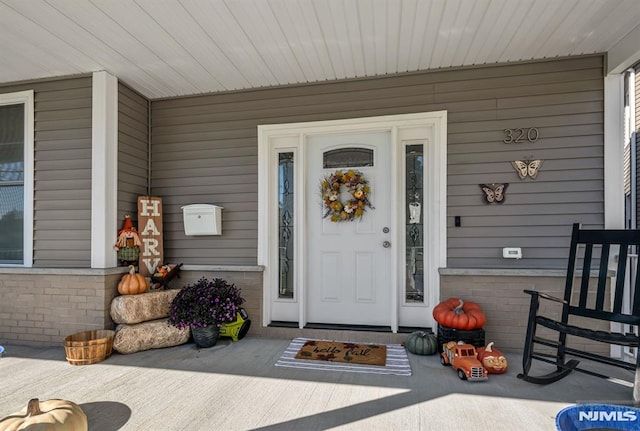 view of entrance to property