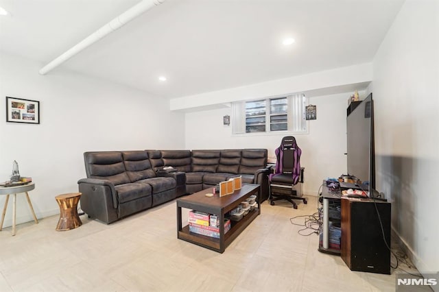 view of living room