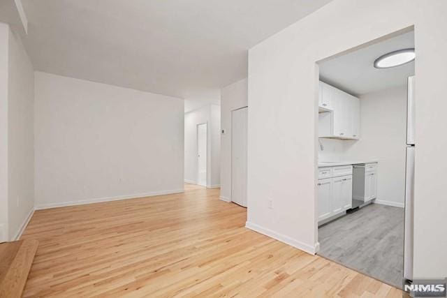 interior space featuring light hardwood / wood-style floors