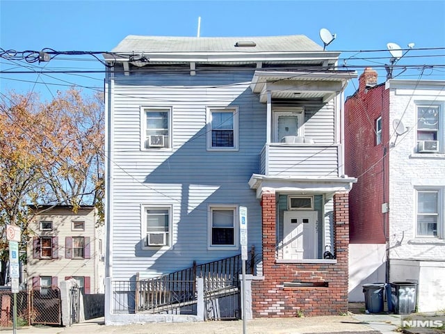 view of property featuring cooling unit