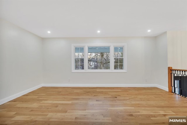 interior space featuring light wood-type flooring