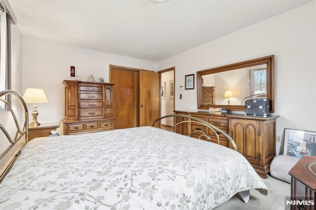 bedroom with a closet