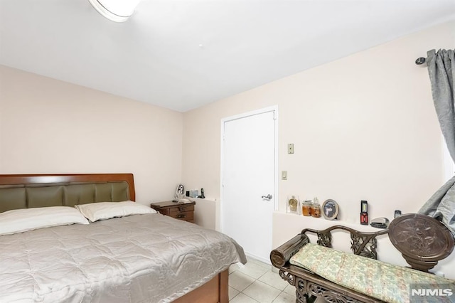 view of tiled bedroom