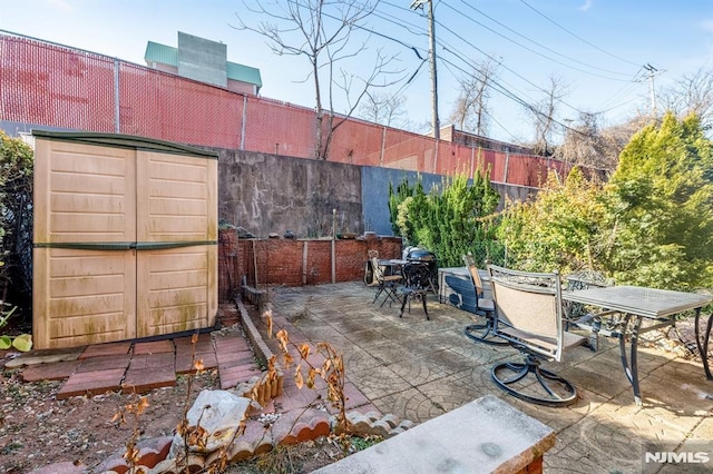 view of patio