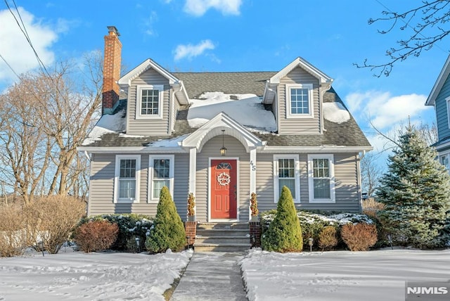 view of cape cod house