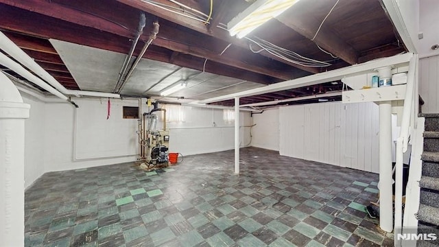 view of basement