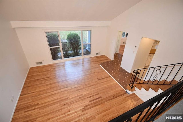 interior space featuring light hardwood / wood-style flooring