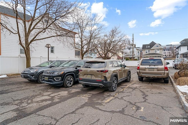 view of car parking