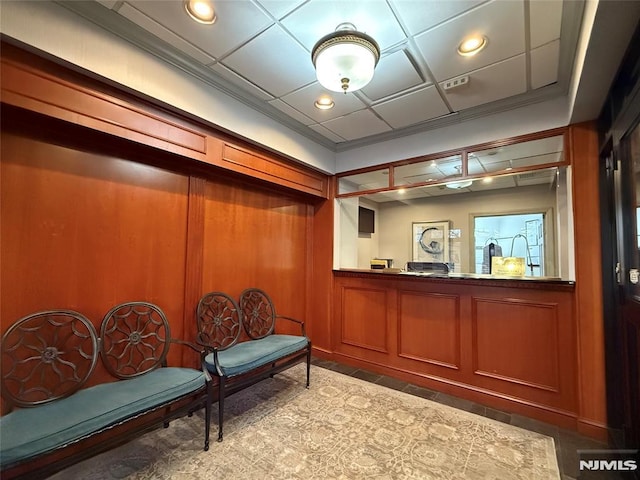 view of reception