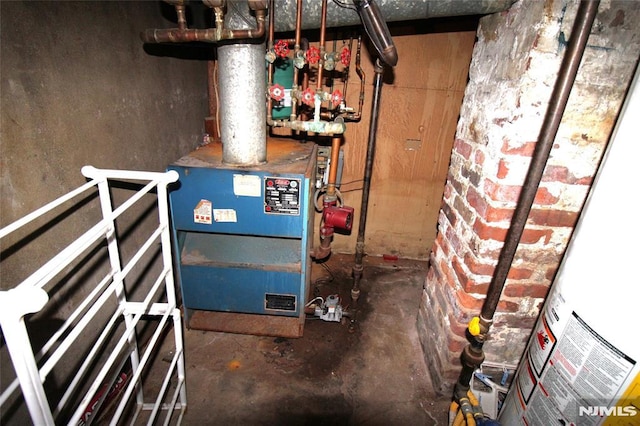 utilities featuring gas water heater