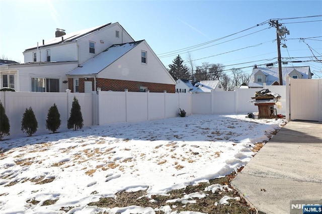 120 Prospect Ave, Hackensack, NJ 07601 - view of yard covered in snow