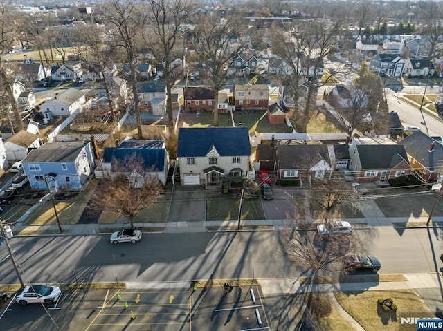 birds eye view of property featuring a residential view