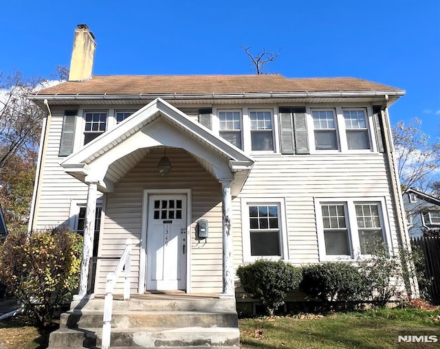 view of front of home