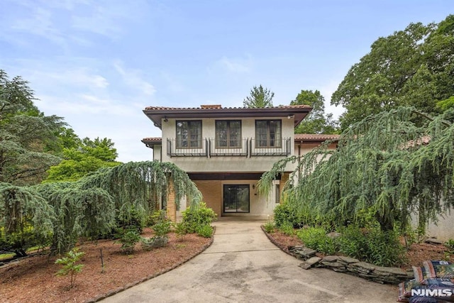 view of mediterranean / spanish house