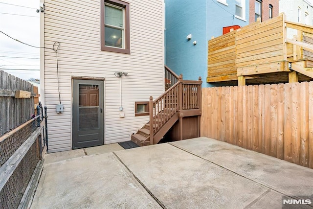 rear view of house featuring a patio area