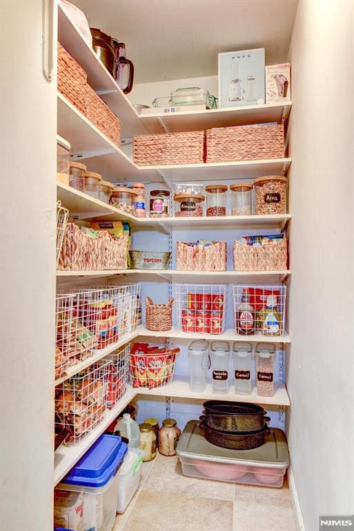 view of pantry