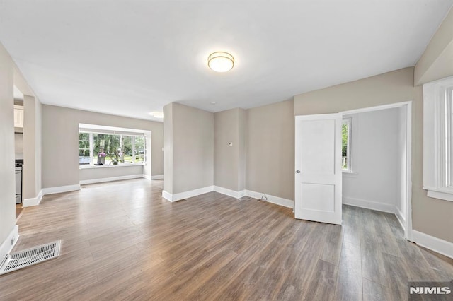 interior space featuring hardwood / wood-style flooring