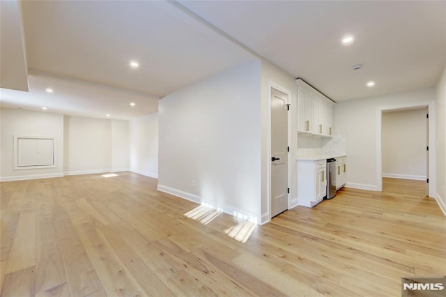 interior space featuring light hardwood / wood-style flooring