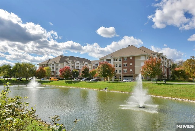 view of water feature