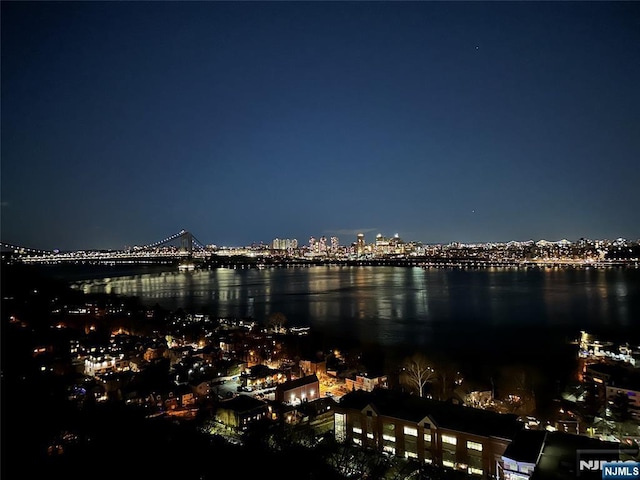 view of city featuring a water view