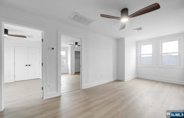 23 Roma St, Nutley, NJ 07110 - spare room featuring plenty of natural light, visible vents, and ceiling fan