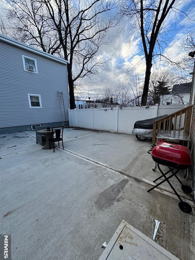 view of patio / terrace with area for grilling