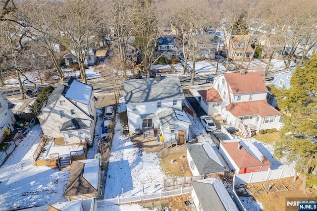 drone / aerial view featuring a residential view