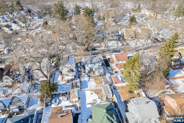 birds eye view of property featuring a residential view