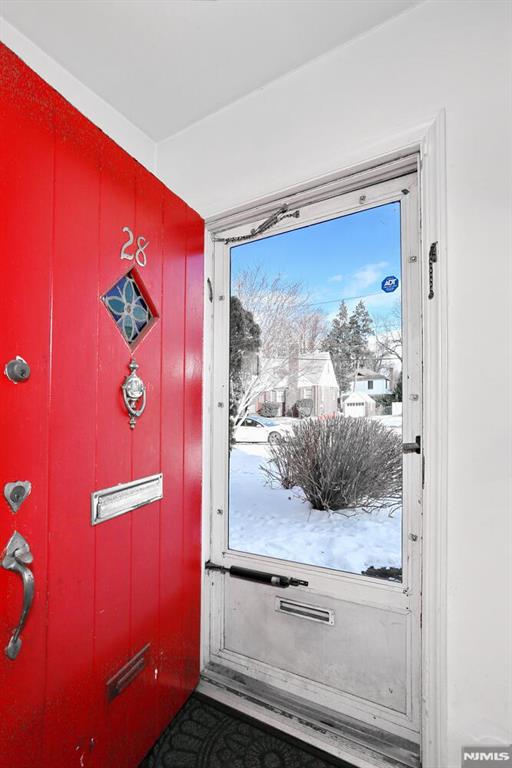 view of doorway to outside