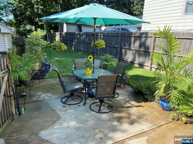 view of patio