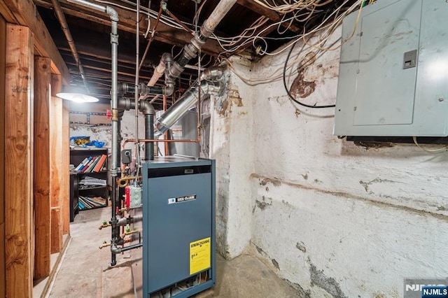 utility room featuring electric panel