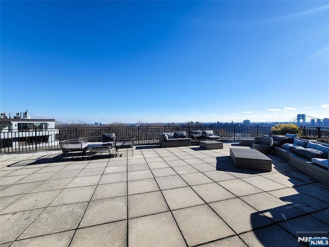 view of patio / terrace featuring outdoor lounge area