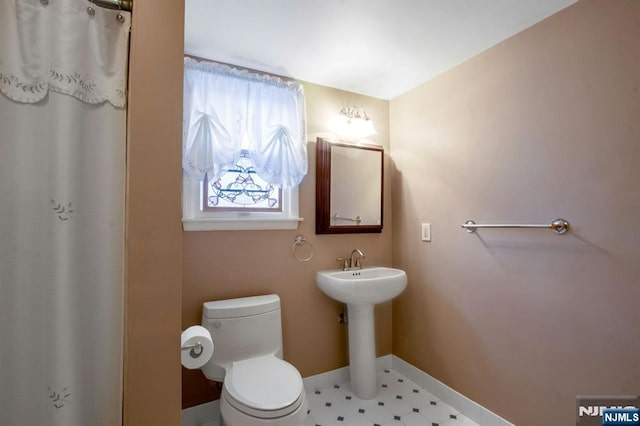 bathroom with toilet