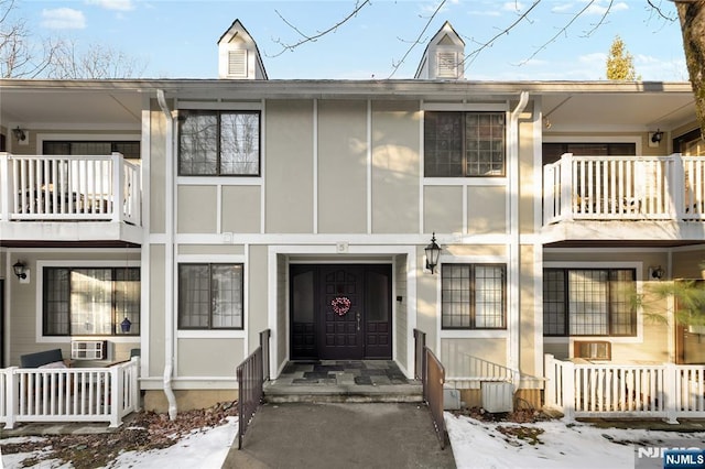 exterior space with a balcony