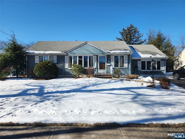 view of front of home