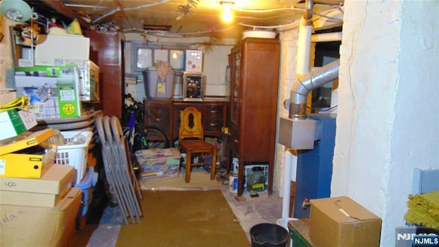 view of basement