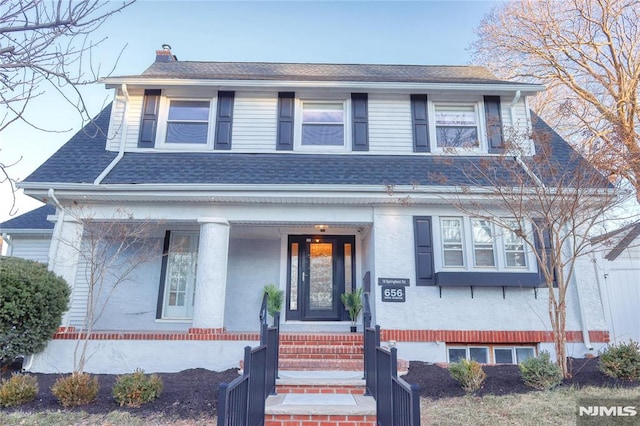 view of front of house featuring a porch