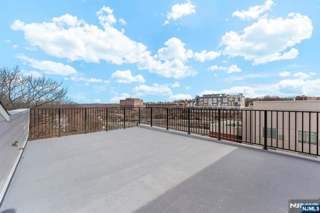 view of patio / terrace featuring a balcony