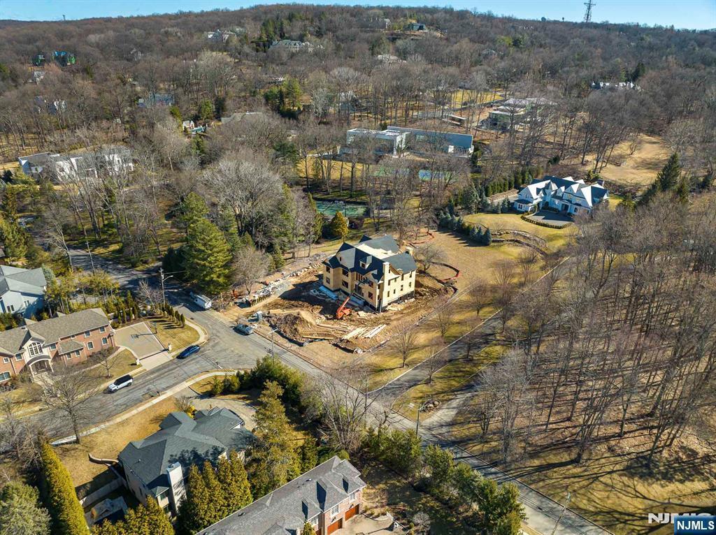 aerial view with a view of trees