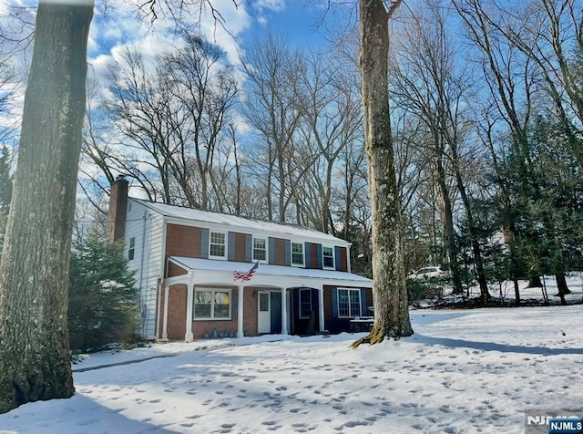 view of colonial house