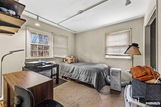 bedroom featuring multiple windows