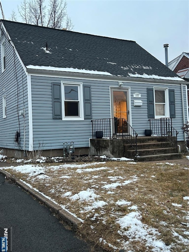 view of front of home