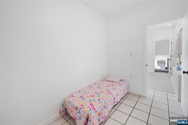 view of tiled bedroom