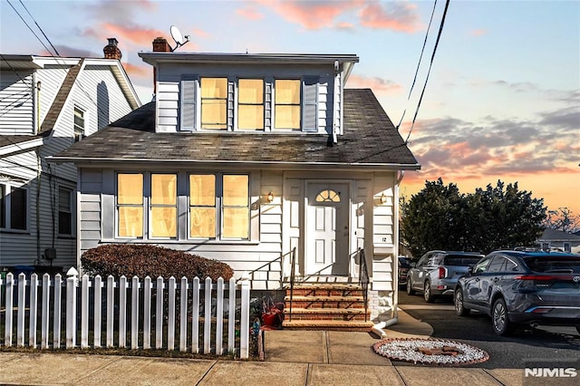 view of front of home