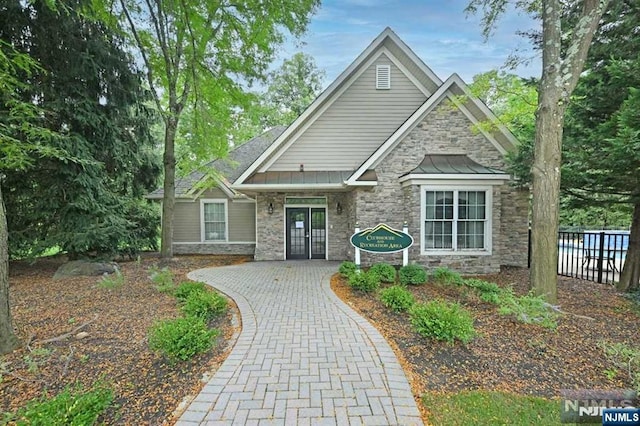 view of craftsman inspired home