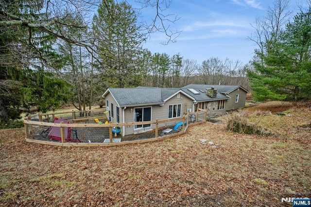 view of rear view of house