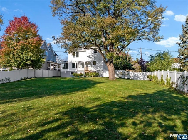 view of yard